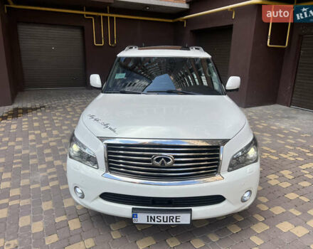 Белый Инфинити QX56, объемом двигателя 5.55 л и пробегом 222 тыс. км за 15950 $, фото 5 на Automoto.ua