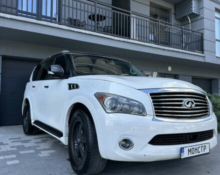 Белый Инфинити QX56, объемом двигателя 5.55 л и пробегом 208 тыс. км за 23000 $, фото 3 на Automoto.ua