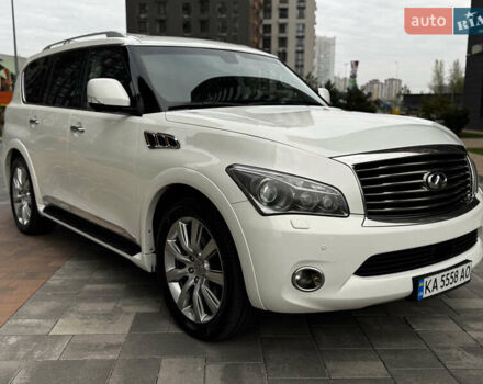 Инфинити QX56 2011 в Киеве на Automoto.ua Белый Инфинити QX56, объемом двигателя 5.55 л и пробегом 138 тыс. км за 16999 $, фото 3 на Automoto.ua