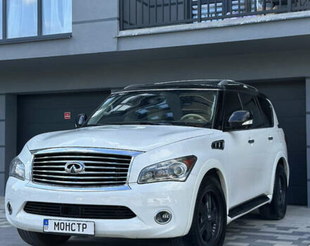 Белый Инфинити QX56, объемом двигателя 5.55 л и пробегом 208 тыс. км за 23000 $, фото 14 на Automoto.ua