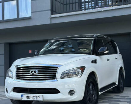 Белый Инфинити QX56, объемом двигателя 5.55 л и пробегом 208 тыс. км за 23000 $, фото 15 на Automoto.ua