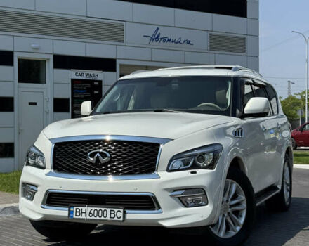 Белый Инфинити QX56, объемом двигателя 5.6 л и пробегом 65 тыс. км за 19500 $, фото 5 на Automoto.ua