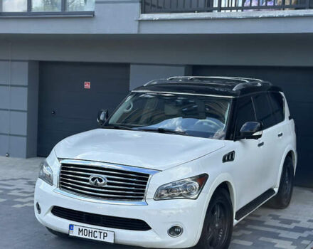 Белый Инфинити QX56, объемом двигателя 5.55 л и пробегом 208 тыс. км за 23000 $, фото 18 на Automoto.ua