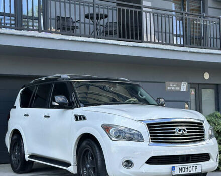 Белый Инфинити QX56, объемом двигателя 5.55 л и пробегом 208 тыс. км за 23000 $, фото 16 на Automoto.ua