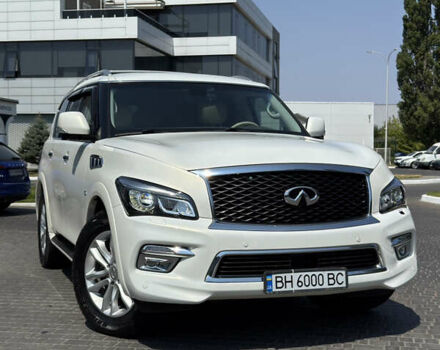Белый Инфинити QX56, объемом двигателя 5.6 л и пробегом 65 тыс. км за 19500 $, фото 2 на Automoto.ua