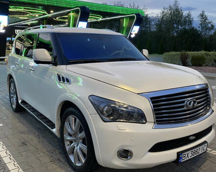 Инфинити QX56 2011 в Хмельницком на Automoto.ua Белый Инфинити QX56, объемом двигателя 5.6 л и пробегом 130 тыс. км за 14900 $, фото 14 на Automoto.ua