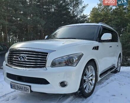 Белый Инфинити QX56, объемом двигателя 5.55 л и пробегом 127 тыс. км за 21000 $, фото 15 на Automoto.ua