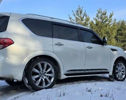 Белый Инфинити QX56, объемом двигателя 5.55 л и пробегом 127 тыс. км за 21000 $, фото 14 на Automoto.ua