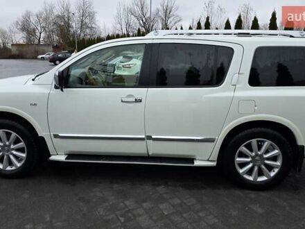 Белый Инфинити QX56, объемом двигателя 5.6 л и пробегом 232 тыс. км за 14000 $, фото 1 на Automoto.ua