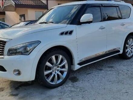 Инфинити QX56 2011 в Каменское - Днепродзержинск на Automoto.ua Белый Инфинити QX56, объемом двигателя 5.55 л и пробегом 127 тыс. км за 21000 $, фото 1 на Automoto.ua