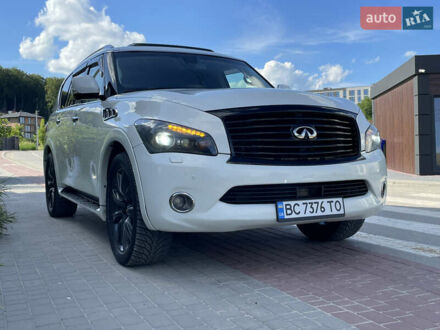 Инфинити QX56 2011 в Львове на Automoto.ua Белый Инфинити QX56, объемом двигателя 5.55 л и пробегом 216 тыс. км за 15900 $, фото 1 на Automoto.ua