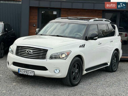 Инфинити QX56 2012 в Ужгороде на Automoto.ua Белый Инфинити QX56, объемом двигателя 5.55 л и пробегом 160 тыс. км за 16900 $, фото 1 на Automoto.ua