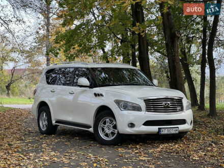 Инфинити QX56 2012 в Калуше на Automoto.ua Белый Инфинити QX56, объемом двигателя 5.6 л и пробегом 300 тыс. км за 15500 $, фото 1 на Automoto.ua