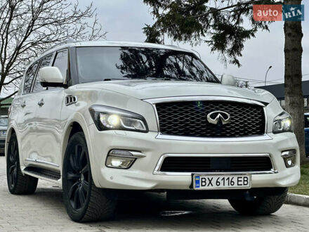 Инфинити QX56 2012 в Каменце-Подольском на Automoto.ua Белый Инфинити QX56, объемом двигателя 5.55 л и пробегом 280 тыс. км за 25000 $, фото 1 на Automoto.ua
