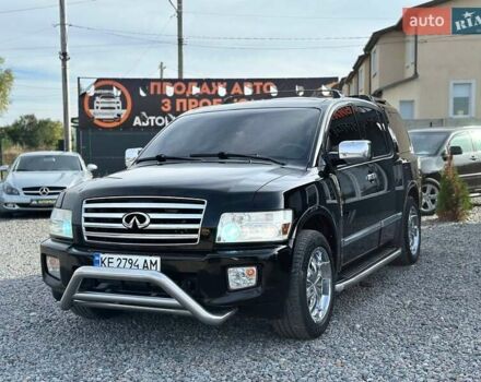 Черный Инфинити QX56, объемом двигателя 5.6 л и пробегом 235 тыс. км за 9499 $, фото 2 на Automoto.ua