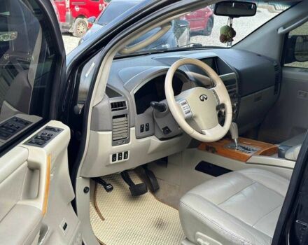 Черный Инфинити QX56, объемом двигателя 5.6 л и пробегом 235 тыс. км за 9499 $, фото 4 на Automoto.ua