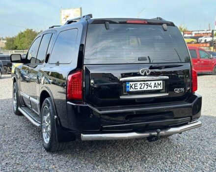 Черный Инфинити QX56, объемом двигателя 5.6 л и пробегом 235 тыс. км за 9499 $, фото 3 на Automoto.ua