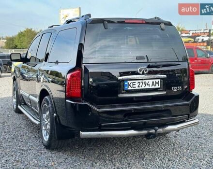 Черный Инфинити QX56, объемом двигателя 5.6 л и пробегом 235 тыс. км за 9499 $, фото 3 на Automoto.ua