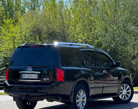 Черный Инфинити QX56, объемом двигателя 5.6 л и пробегом 286 тыс. км за 12000 $, фото 7 на Automoto.ua
