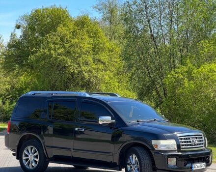 Черный Инфинити QX56, объемом двигателя 5.6 л и пробегом 283 тыс. км за 12000 $, фото 6 на Automoto.ua