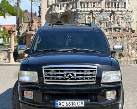 Черный Инфинити QX56, объемом двигателя 5.6 л и пробегом 283 тыс. км за 12000 $, фото 7 на Automoto.ua