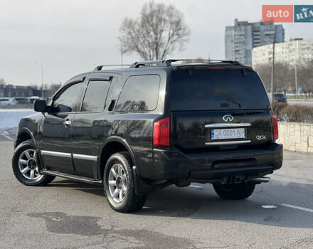 Черный Инфинити QX56, объемом двигателя 5.6 л и пробегом 201 тыс. км за 13800 $, фото 1 на Automoto.ua