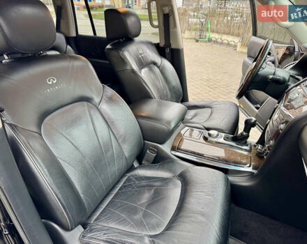 Черный Инфинити QX56, объемом двигателя 5.6 л и пробегом 220 тыс. км за 21500 $, фото 80 на Automoto.ua
