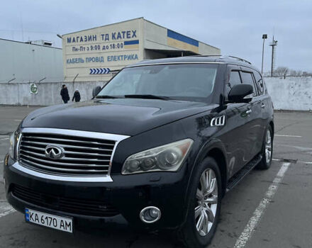 Черный Инфинити QX56, объемом двигателя 5.55 л и пробегом 267 тыс. км за 15000 $, фото 2 на Automoto.ua