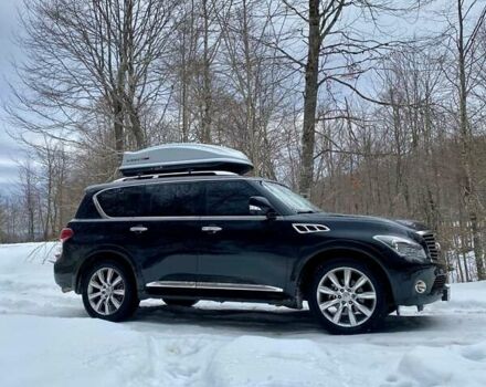 Черный Инфинити QX56, объемом двигателя 5.6 л и пробегом 200 тыс. км за 15176 $, фото 1 на Automoto.ua