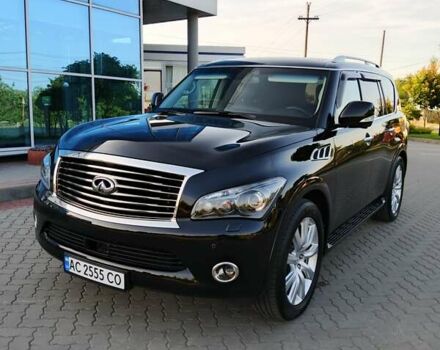 Черный Инфинити QX56, объемом двигателя 5.55 л и пробегом 141 тыс. км за 19100 $, фото 1 на Automoto.ua