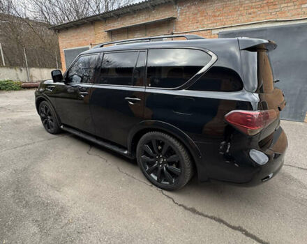 Черный Инфинити QX56, объемом двигателя 5.55 л и пробегом 322 тыс. км за 20000 $, фото 6 на Automoto.ua