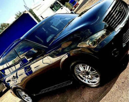 Черный Инфинити QX56, объемом двигателя 5.55 л и пробегом 322 тыс. км за 20000 $, фото 25 на Automoto.ua