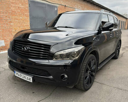 Черный Инфинити QX56, объемом двигателя 5.55 л и пробегом 322 тыс. км за 20000 $, фото 5 на Automoto.ua
