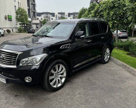 Черный Инфинити QX56, объемом двигателя 5.6 л и пробегом 305 тыс. км за 17800 $, фото 1 на Automoto.ua