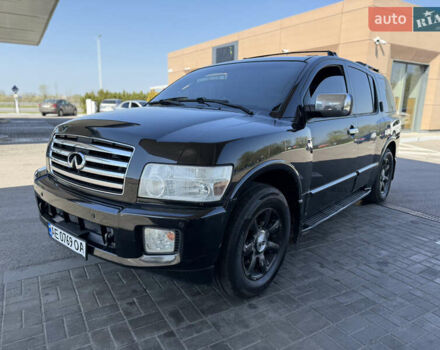 Черный Инфинити QX56, объемом двигателя 5.6 л и пробегом 150 тыс. км за 7999 $, фото 1 на Automoto.ua