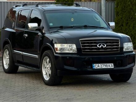 Черный Инфинити QX56, объемом двигателя 5.6 л и пробегом 310 тыс. км за 8100 $, фото 1 на Automoto.ua