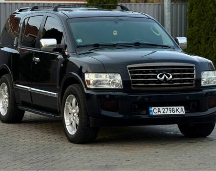 Черный Инфинити QX56, объемом двигателя 5.6 л и пробегом 310 тыс. км за 8100 $, фото 1 на Automoto.ua