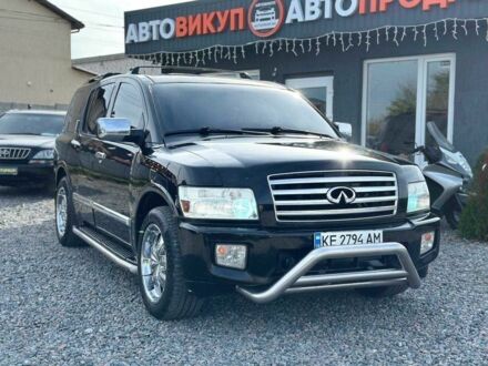 Черный Инфинити QX56, объемом двигателя 5.6 л и пробегом 235 тыс. км за 9499 $, фото 1 на Automoto.ua