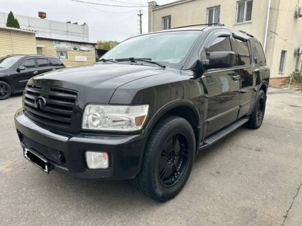 Черный Инфинити QX56, объемом двигателя 5.6 л и пробегом 158 тыс. км за 8499 $, фото 1 на Automoto.ua