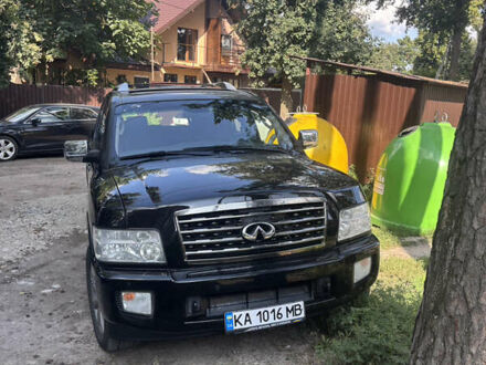 Инфинити QX56 2007 в Ирпене на Automoto.ua Черный Инфинити QX56, объемом двигателя 5.55 л и пробегом 450 тыс. км за 9800 $, фото 1 на Automoto.ua