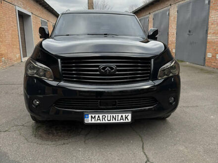 Черный Инфинити QX56, объемом двигателя 5.55 л и пробегом 322 тыс. км за 20000 $, фото 1 на Automoto.ua