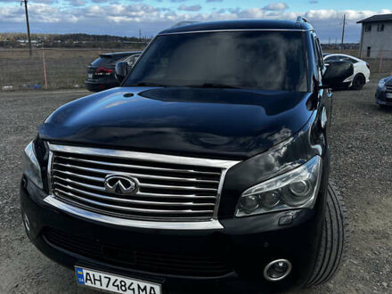 Чорний Інфініті QX56, об'ємом двигуна 5.6 л та пробігом 214 тис. км за 20500 $, фото 1 на Automoto.ua