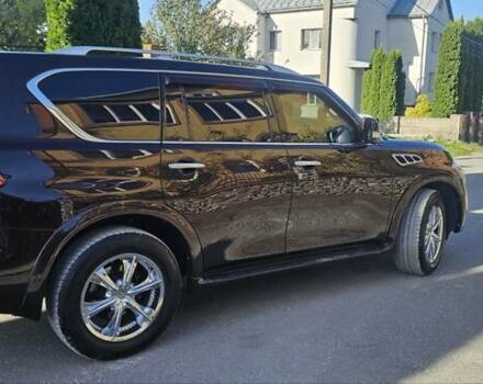 Коричневый Инфинити QX56, объемом двигателя 5.55 л и пробегом 265 тыс. км за 25000 $, фото 3 на Automoto.ua