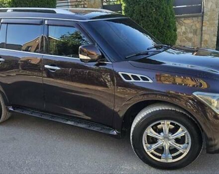Коричневый Инфинити QX56, объемом двигателя 5.55 л и пробегом 265 тыс. км за 25000 $, фото 2 на Automoto.ua