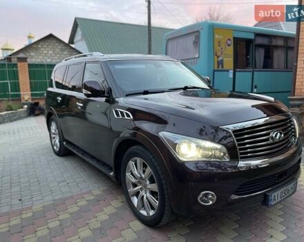 Коричневий Інфініті QX56, об'ємом двигуна 5.6 л та пробігом 122 тис. км за 23000 $, фото 4 на Automoto.ua