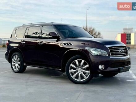 Инфинити QX56 2011 в Киеве на Automoto.ua Коричневый Инфинити QX56, объемом двигателя 5.6 л и пробегом 305 тыс. км за 15990 $, фото 1 на Automoto.ua