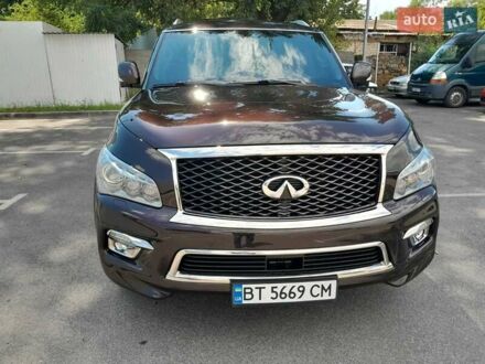 Инфинити QX56 2011 в Николаеве на Automoto.ua Красный Инфинити QX56, объемом двигателя 5.55 л и пробегом 181 тыс. км за 17500 $, фото 1 на Automoto.ua