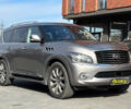 Серый Инфинити QX56, объемом двигателя 5.6 л и пробегом 201 тыс. км за 23600 $, фото 1 на Automoto.ua