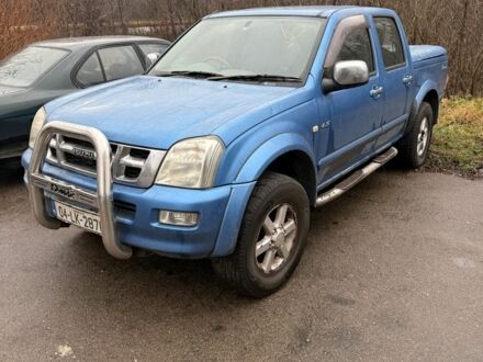 Синий Исузу Д-Макс, объемом двигателя 3 л и пробегом 300 тыс. км за 4000 $, фото 1 на Automoto.ua