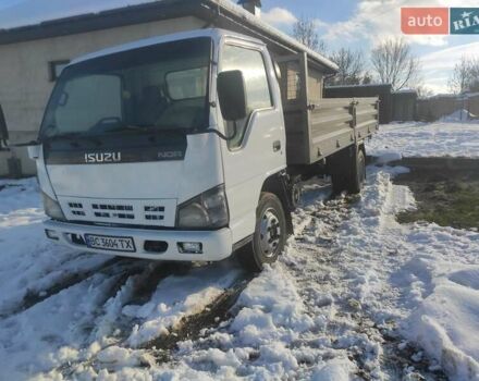 Белый Исузу НКР, объемом двигателя 4.57 л и пробегом 800 тыс. км за 16600 $, фото 3 на Automoto.ua